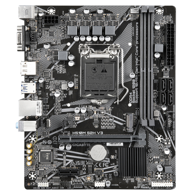 Scheda madre Gigabyte H510M S2H V3 - Supporto processori Intel Socket 1200 10a/11a Gen Intel Cpu - Ram 2x DDR4 2933/2133 Mhz - Vga, Hdmi, DisplayPort - 4x Usb3.2 / 6x Usb2.0 - GLan - Audio HD - Micro-ATX