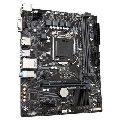 Scheda madre Gigabyte H510M S2H V3 - Supporto processori Intel Socket 1200 10a/11a Gen Intel Cpu - Ram 2x DDR4 2933/2133 Mhz - Vga, Hdmi, DisplayPort - 4x Usb3.2 / 6x Usb2.0 - GLan - Audio HD - Micro-ATX