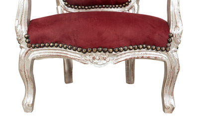 Biscottini POLTRONA DA BAMBINO STILE FRANCESE LUIGI XVI IN LEGNO MASSELLO DI FAGGIO Sedia