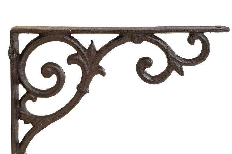 Biscottini Mensola a muro in ghisa finitura ruggine anticata Molto solida robusta Offerta