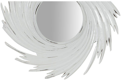 Biscottini Specchiera da appoggio L24xPR1,5xH24 cm finitura bianco anticato Realizzata