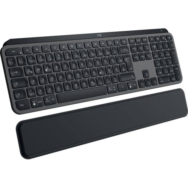 Logitech MX Keys S tastiera RF senza fili + Bluetooth QWERTZ Tedesco Grafite