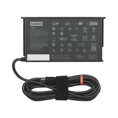 Lenovo 4X21H27808 adattatore e invertitore Interno 135 W Nero (THINKPAD 135W AC ADAPTER - [USB-C] - UK)