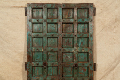 Biscottini Porta portone in legno massello e ferro da interno o da esterno vecchia e antica medievale scorrevole