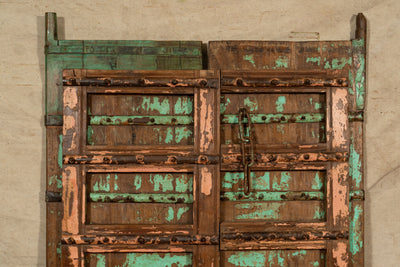 Biscottini Porta portone in legno massello e ferro da interno o da esterno vecchia e antica medievale scorrevole