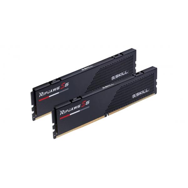 DIMM 32 GB DDR5-6000 (2x 16 GB) Dual-Kit, ram black , F5-6000J4040F16GX2-RS5K, Ripjaws S5, INTEL XMP