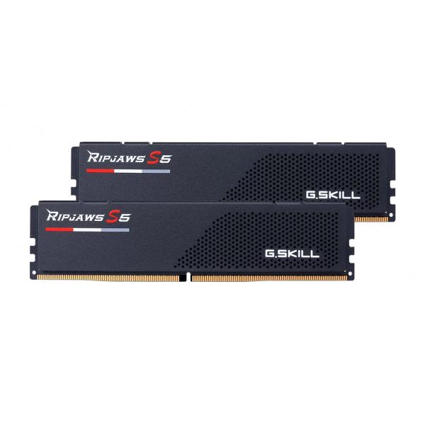 DIMM 32 GB DDR5-6000 (2x 16 GB) Dual-Kit, ram black , F5-6000J4040F16GX2-RS5K, Ripjaws S5, INTEL XMP