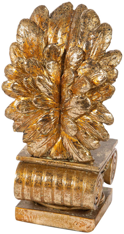 Biscottini Coppia fermalibri angeli in resina finitura oro anticato L11xPR11xH22 cm cad.