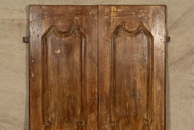 Biscottini Porta portone in legno massello e ferro da interno o da esterno vecchia e antica medievale scorrevole