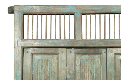 Biscottini Porta portone in legno massello e ferro da interno o da esterno vecchia e antica medievale scorrevole con telaio