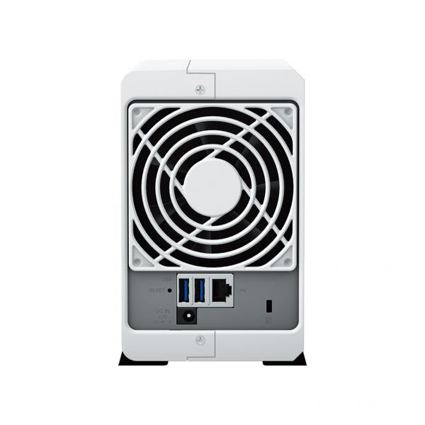 Dispositivo Storage Synology DS223J - NAS DiskStation DS223J Diskless 2 Slot (Senza Dischi Installati) - 2 x 3.5"/2.5" SATA III/SATA II, Realtek RTD1619B, 1.7 GHz, 1GB Ram, 2x USB 3.0