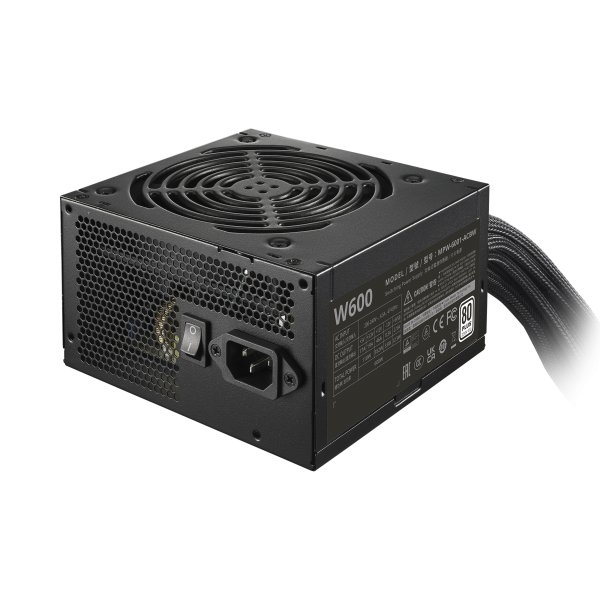 COOLER MASTER ALIMENTATORE EITE NEX W600 CABLEMESH 600W 80+NON MODULARE NERO