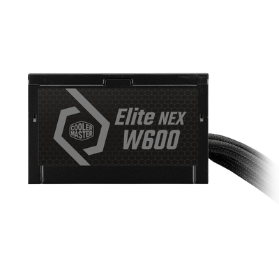 COOLER MASTER ALIMENTATORE EITE NEX W600 CABLEMESH 600W 80+NON MODULARE NERO