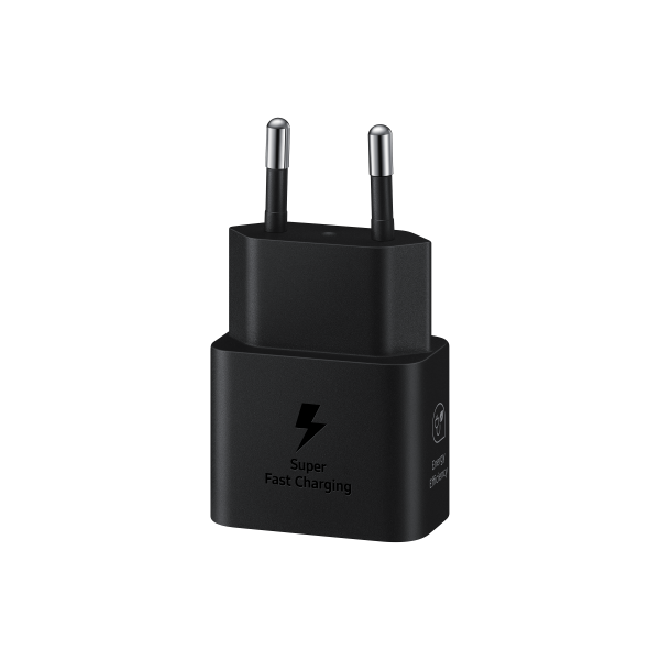 SAMSUNG FAST EP-T2510XBEGEU - ALIMENTATORE 25W USB-C BLACK + CAVO 1M