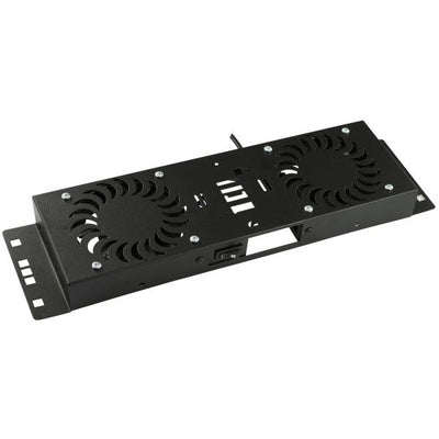 LOGON PROFESSIONAL RAF113BL porta accessori Pannello per ventola (2 FANS, ON/OFF CONTROLLED FAN - MODULE BLACK - Warranty: 24M)