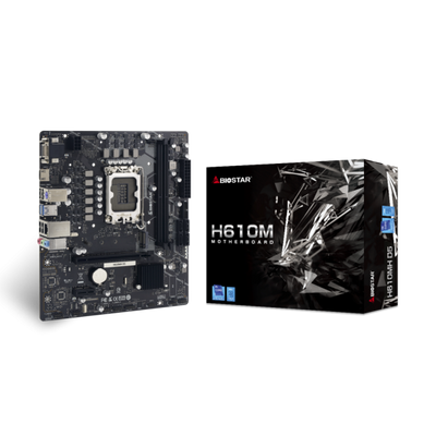 Biostar H610MH D5 scheda madre Intel H610 LGA 1700 micro ATX (Biostar H610MH D5 - bundkort - LGA1700)