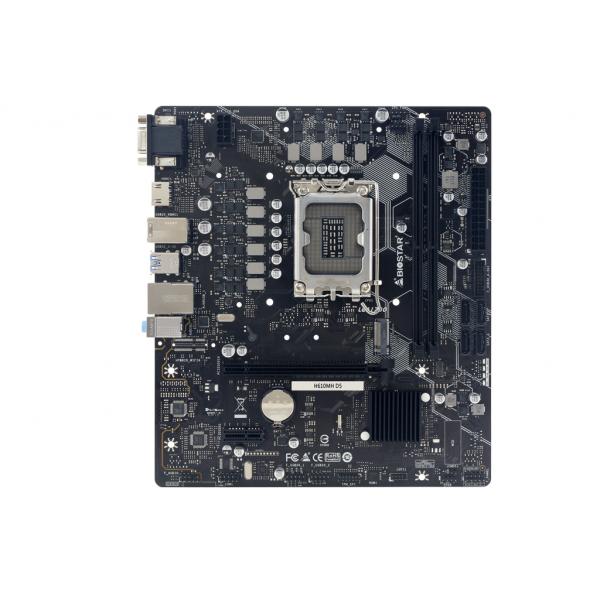 Biostar H610MH D5 scheda madre Intel H610 LGA 1700 micro ATX (Biostar H610MH D5 - bundkort - LGA1700)