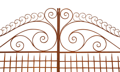 Biscottini CANCELLO IN FERRO L400XPR7XH300 CM battuto forgiato mano. Offerta Speciale