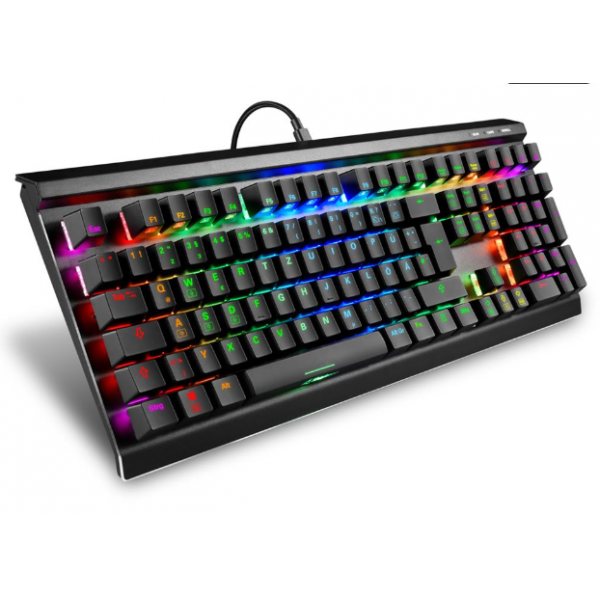 Sharkoon SKILLER SGK40 tastiera Ufficio USB Tedesco Nero