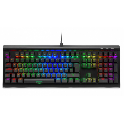 Sharkoon SKILLER SGK40 tastiera Ufficio USB Tedesco Nero