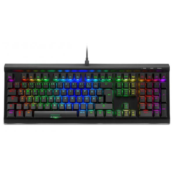 Sharkoon SKILLER SGK40 tastiera Ufficio USB Tedesco Nero
