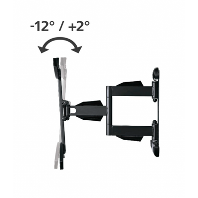 Hama 00220836 Supporto TV a parete 190,5 cm [75] Nero (HAMA TV Wall Bracket Full Motion VESA)