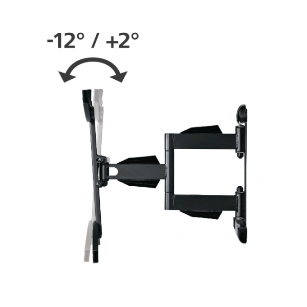 Hama 00220836 Supporto TV a parete 190,5 cm [75] Nero (HAMA TV Wall Bracket Full Motion VESA)
