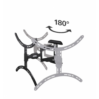 Hama 00220836 Supporto TV a parete 190,5 cm [75] Nero (HAMA TV Wall Bracket Full Motion VESA)