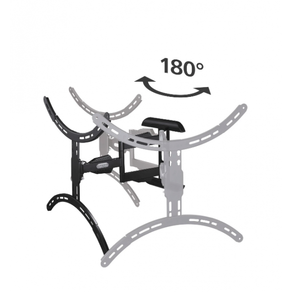 Hama 00220836 Supporto TV a parete 190,5 cm [75] Nero (HAMA TV Wall Bracket Full Motion VESA)