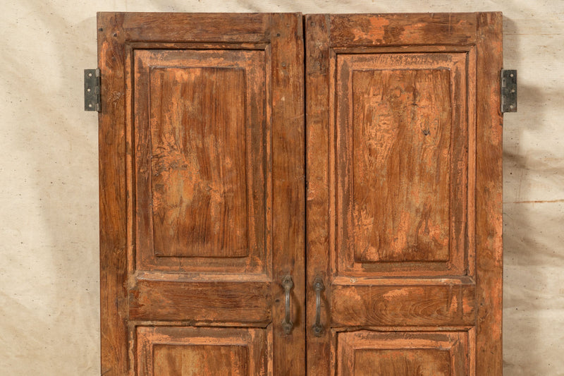 Biscottini Tapparella / scurino in legno massello di teak, articolo antico perfettamente restaurato