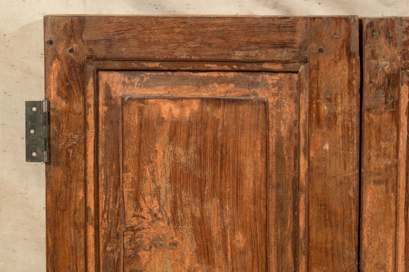Biscottini Tapparella / scurino in legno massello di teak, articolo antico perfettamente restaurato