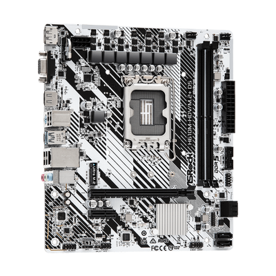 ASRock H610M-HDV/M.2+ D5 - Motherboard - micro ATX - LGA1700-Sockel - H610 Chipsatz - USB-C 3.2 Gen 1, USB 3.2 Gen 1 - Gigabit LAN - Onboard-Grafik (CPU erforderlich)