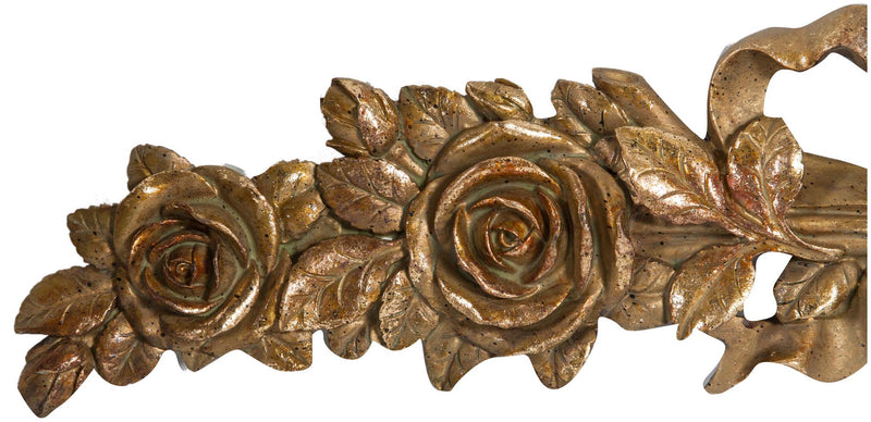 Biscottini Fregio decorativo finitura oro anticato L47xPR2xH15 cm