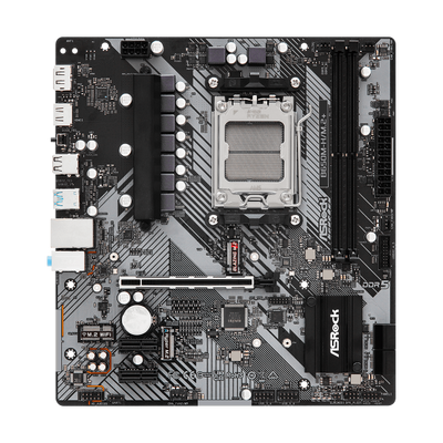 ASRock B650M-H/M.2+ - scheda madre - micro ATX - Socket AM5 - chipset AMD B650 - USB-C 3.2 Gen 1, USB 3.2 Gen 1 - Gigabit LAN - grafica integrata (CPU richiesta)