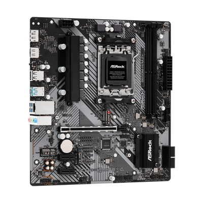 ASRock B650M-H/M.2+ - scheda madre - micro ATX - Socket AM5 - chipset AMD B650 - USB-C 3.2 Gen 1, USB 3.2 Gen 1 - Gigabit LAN - grafica integrata (CPU richiesta)