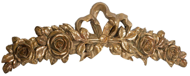 Biscottini Fregio decorativo finitura oro anticato L47xPR2xH15 cm