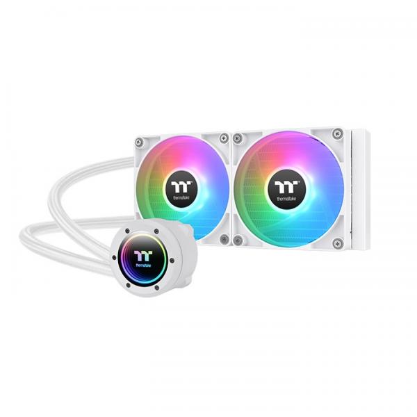 Thermaltake TH240 V2 ARGB Processore Liquid cooling kit 24 cm Bianco 1 pz