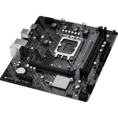Scheda madre AsRock H610M-H2/M.2 D5 - Supporto processori Intel Socket 1700 12th e 13th e 14th Gen Intel Core - Ram 2x DDR5 - 2x Hdmi - Usb3.2 / 6x Usb2.0 - GLan - Audio HD - Micro-ATX