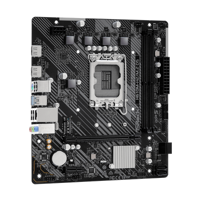 ASRock H610M-H2/M.2 D5 - scheda madre - micro ATX - socket LGA1700 - chipset H610 - USB 3.2 Gen 1 - Gigabit LAN - grafica integrata (CPU richiesta)