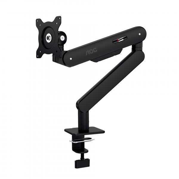 AOC AM400B Supporti a parete per TV 86,4 cm [34] Scrivania Nero (AOC AM400B - Mounting kit [monitor arm, clamp mounting base, grommet mount, gas spring] - adjustable arm - for flat panel - aluminium