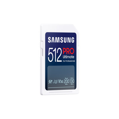 Samsung PRO Ultimate SD Card - Scheda di memoria 512GB (Mb-Sy512S 512 Gb Sdxc Uhs-I - Warranty: 12M)