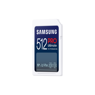 Samsung PRO Ultimate SD Card - Scheda di memoria 512GB (Mb-Sy512S 512 Gb Sdxc Uhs-I - Warranty: 12M)