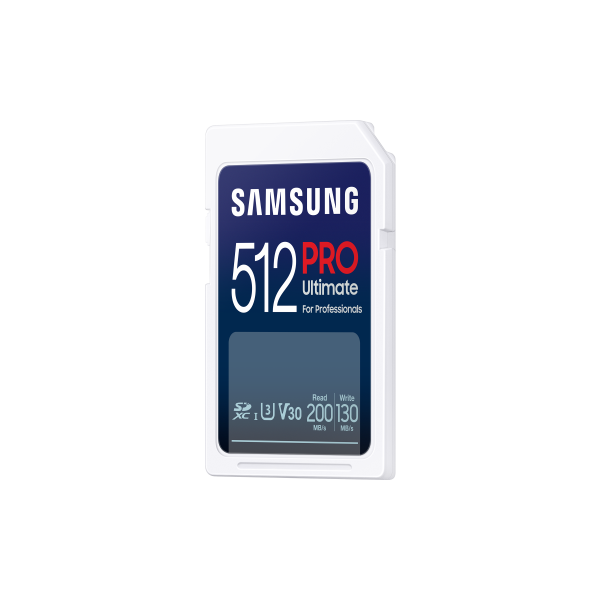 Samsung PRO Ultimate SD Card - Scheda di memoria 512GB (Mb-Sy512S 512 Gb Sdxc Uhs-I - Warranty: 12M)