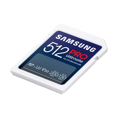 Samsung PRO Ultimate SD Card - Scheda di memoria 512GB (Mb-Sy512S 512 Gb Sdxc Uhs-I - Warranty: 12M)