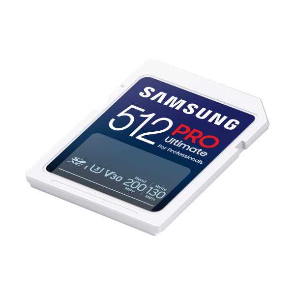 Samsung PRO Ultimate SD Card - Scheda di memoria 512GB (Mb-Sy512S 512 Gb Sdxc Uhs-I - Warranty: 12M)