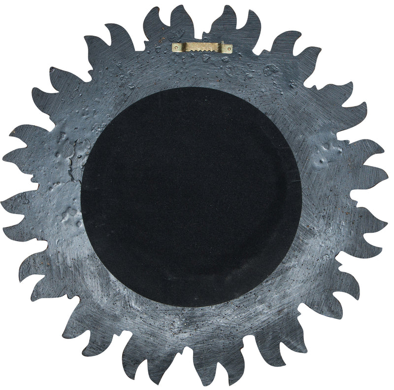 Biscottini Specchiera da appendere diam.L43xPR2 cm finitura foglia oro anticato.