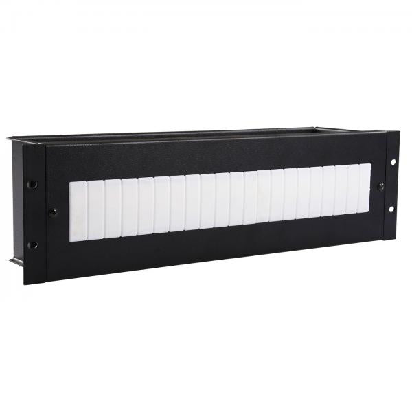 LOGON RAX630BL porta accessori (3U 19 ELECTRICAL/DIN RAIL - MODULE - BLACK - Warranty: 60M)