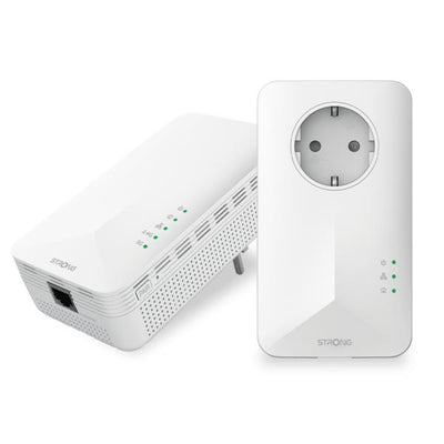 Kit Powerline Wi-Fi 1000 UE V2 1x Adattatore Powerline Wi-Fi 1000 + 1x Adattatore Powerline 1000 Bianco 2 pz