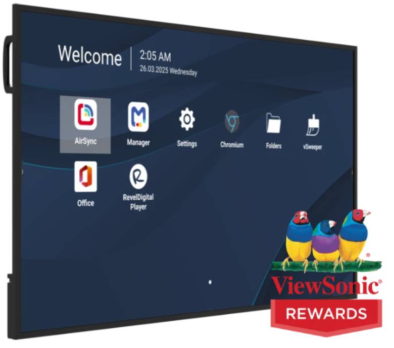 MON 86DS UHD MM DVI HDMI VESA 4K 500NIT 8GB 32GB ANDR 14 24/7 PD65W