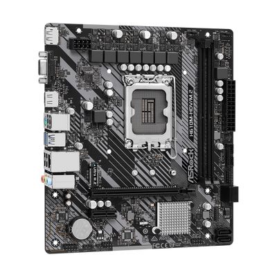 ASRock H610M-HDV/M.2 - 2.0 - scheda madre - micro ATX - socket LGA1700 - chipset H610 - USB 3.2 Gen 1 - Gigabit LAN - grafica integrata (CPU richiesta)